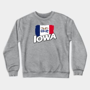 Iowa flag Crewneck Sweatshirt